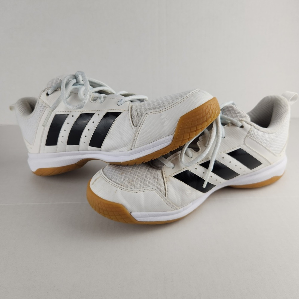 Adidas Ligra 7 Indoor Court Shoes Women's 10 White Black Gum FZ4660
